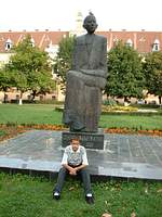 At Titulesc statue 